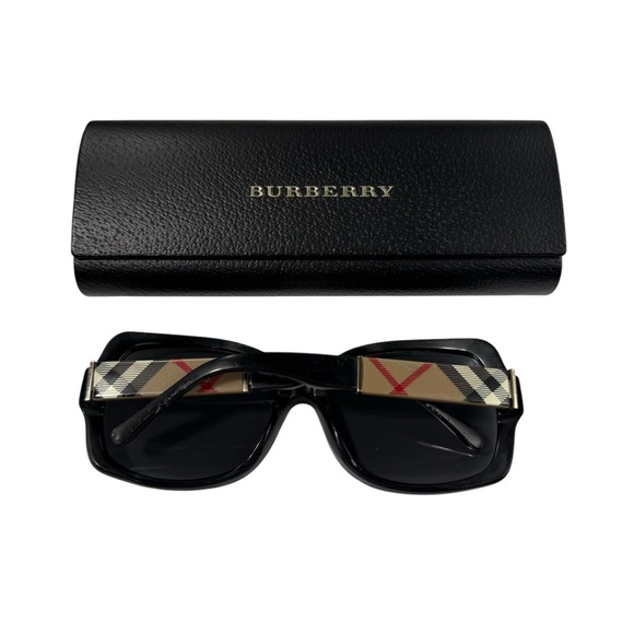 Burberry B4160 343318G 58 17 135 3N round oversized capsule wardrobe nova check - Picture 2 of 10